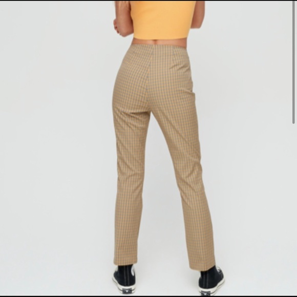 Aritzia Sunday Best Plaid Pants - Picture 2 of 8